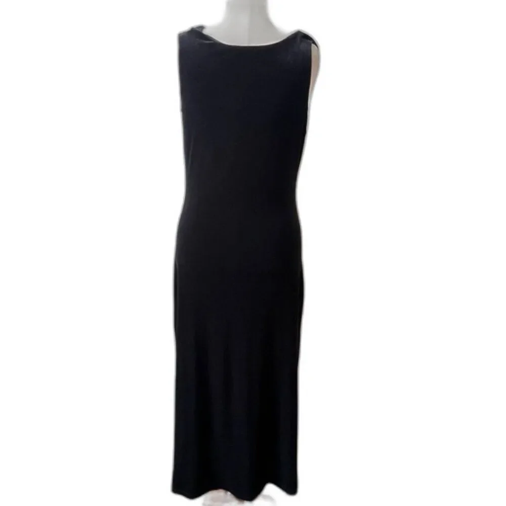 AGB Womens Vtg Velvet Maxi Dress Women’s Black Whimsigoth Fairy Witchy Grunge
